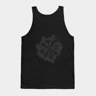 Guild Crest Splash Black Tank Top Official Monster Hunter Merch