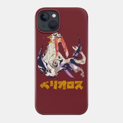 Monster Hunter Rise Barioth Kanji Icon Phone Case Official Monster Hunter Merch