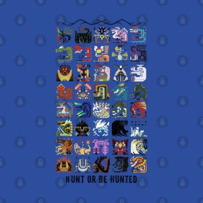 Monster Hunter Hunt Or Be Hunted Throw Pillow Official Monster Hunter Merch