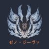 Monster Hunter World Xenojiiva Kanji Icon Throw Pillow Official Monster Hunter Merch