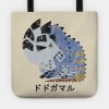 Monster Hunter World Dodogama Kanji Icon Tote Official Monster Hunter Merch