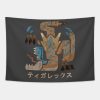 Monster Hunter World Iceborne Tigrex Kanji Icon Tapestry Official Monster Hunter Merch