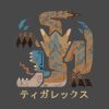Monster Hunter World Iceborne Tigrex Kanji Icon Tapestry Official Monster Hunter Merch