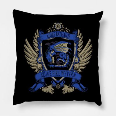 Azure Rathalos Limited Edition Throw Pillow Official Monster Hunter Merch