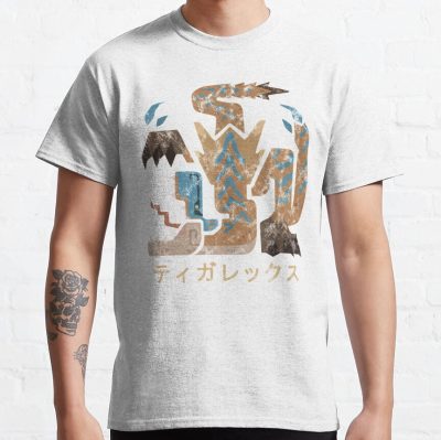 Monster Hunter World Iceborne Tigrex Kanji Icon T-Shirt Official Monster Hunter Merch