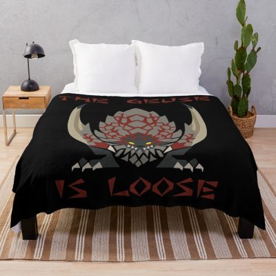 The Geuse Is Loose Throw Blanket Official Monster Hunter Merch