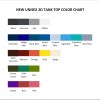tank top color chart - Monster Hunter Merchandise